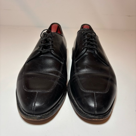 ALLEN EDMONDS DELRAY Men's Dress Shoes Split Toe Derby Black Leather Sz 10.5 EEE - Picture 5 of 10